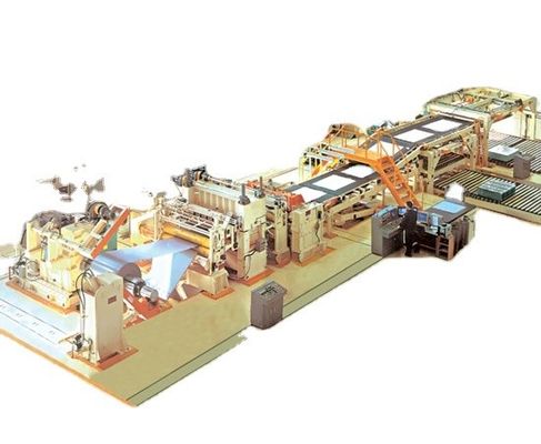 Largo de la placa de corte 300-2000mm de acero laminado en frío cortado a la línea de longitud para la producción