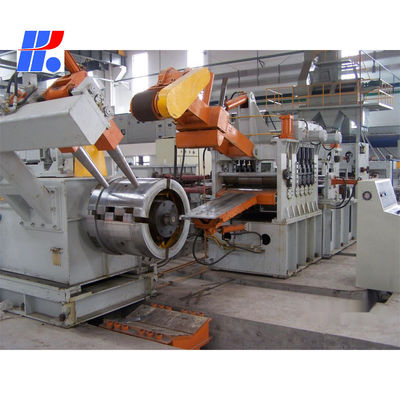 3 espesor de material 12 mm máquina de nivelación de bobinas móviles para cortar y paletizar