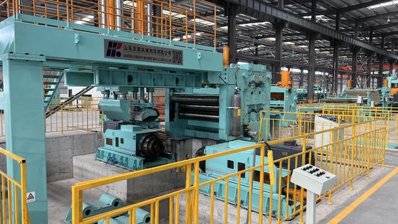 Línea de producción de corte cruzado de bobina de acero de 35T con velocidad de corte de 20-40m/min