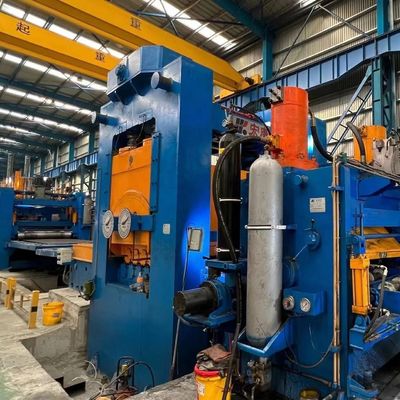 Máquina para cortar placas de acero con componentes centrales PLC y velocidad de corte 0-20 m/min