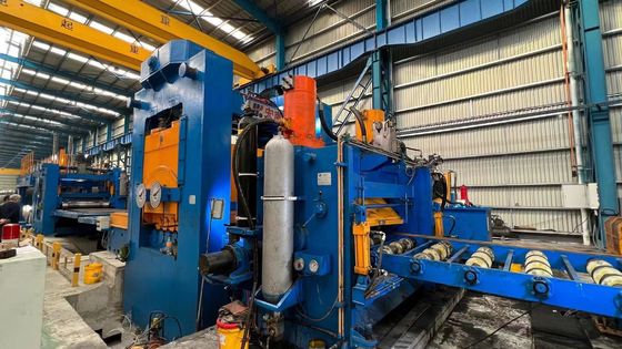 Máquina para cortar placas de acero con componentes centrales PLC y velocidad de corte 0-20 m/min