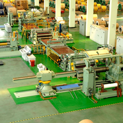 Máquina de cortar horizontal de 306 kW para el corte de bobinas de acero