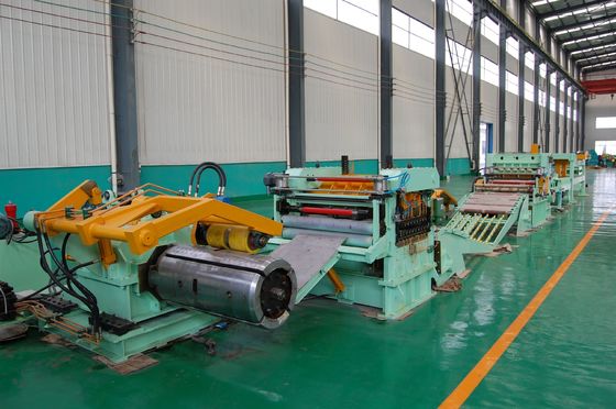 Máquina de cortar horizontal de 306 kW para el corte de bobinas de acero