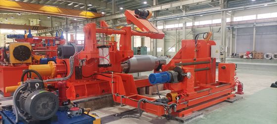 Máquina de corte de bobinas de acero de rodadura en frío con cizalladura voladora Máquina de corte de bobinas de metal