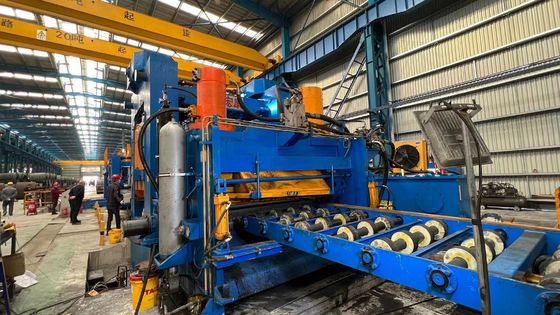 Línea de nivelación y corte transversal para bobinas de acero laminadas en caliente de 10-25 mm de espesor de material