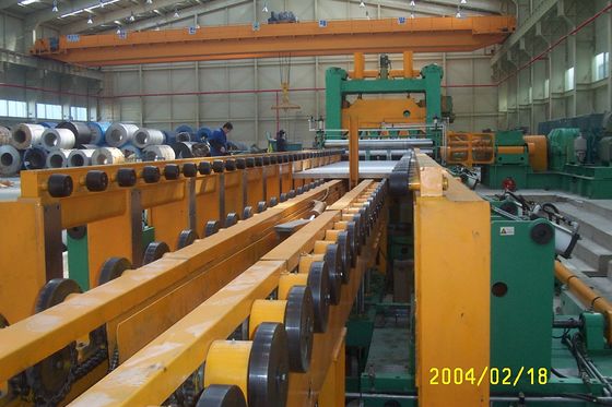 Línea de nivelación y corte transversal de bobinas de acero de picado laminado en caliente para grosor de 3 mm-13 mm