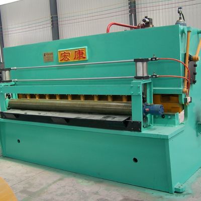 Máquina de corte de acero con capacidad de corte transversal de longitud fija y accionamiento por caja de engranajes