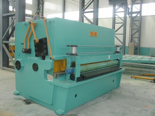 Máquina de corte de acero con capacidad de corte transversal de longitud fija y accionamiento por caja de engranajes