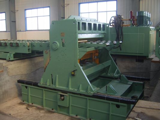 Máquina de cortar de acero con rodamiento para el corte transversal de bobinas de longitud fija