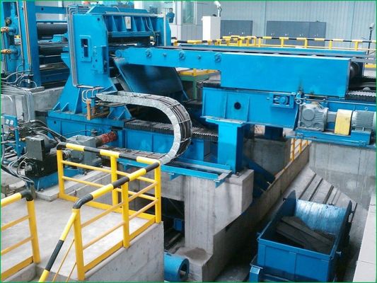 Máquina de cortar de acero con rodamiento para el corte transversal de bobinas de longitud fija