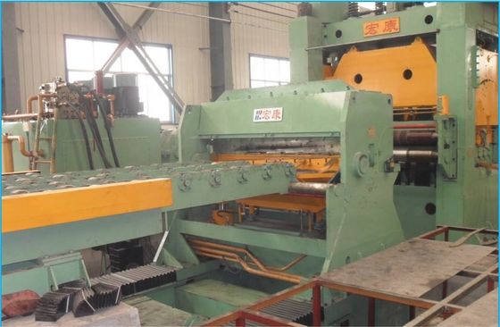 Máquina de cortar de acero con rodamiento para el corte transversal de bobinas de longitud fija