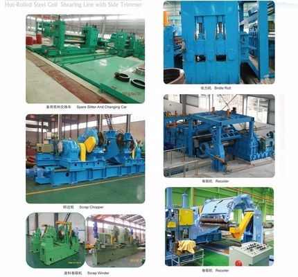 2 12 líneas de corte de metal de acero bobina máquina de corte de alta velocidad línea de corte longitudinal