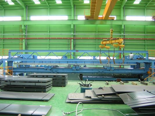 Largo de la placa de corte 300-2000mm de acero laminado en frío cortado a la línea de longitud para la producción