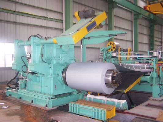 Desenrollador de bobinas de acero competitivo y línea de corte a longitud para la fabricación de electrodomésticos