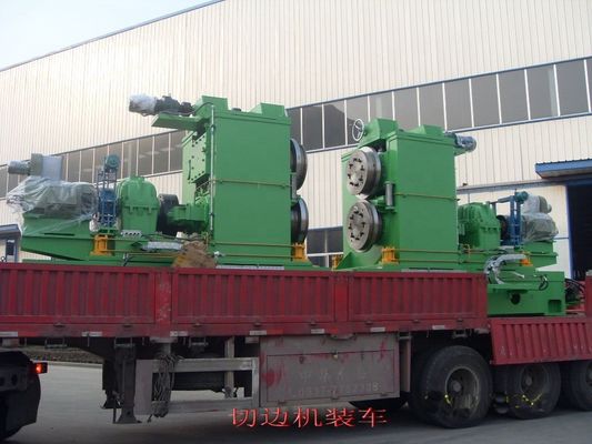 Máquina de corte lateral de bobina de acero de 85KW de video de inspección de salida para bordes lisos