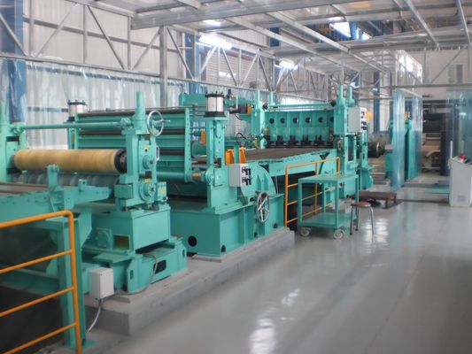 Máquina de corte de línea de recorte de bobina de acero de anchura de 5000 mm para desenrollar y nivelar