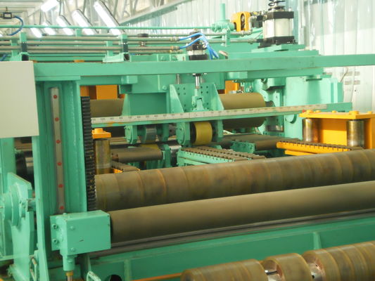Máquina de corte de línea de recorte de bobina de acero de anchura de 5000 mm para desenrollar y nivelar