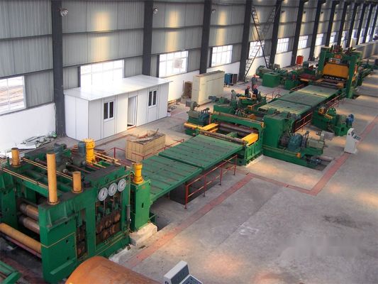 Máquina automática de corte de líneas de recubrimiento de bobinas de acero controlada por PLC