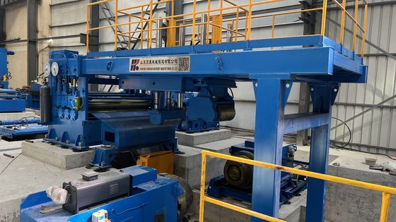 Línea de corte de nivelación de desenrollamiento de bobinas metálicas con longitud de placa de corte de 1000-3500 mm
