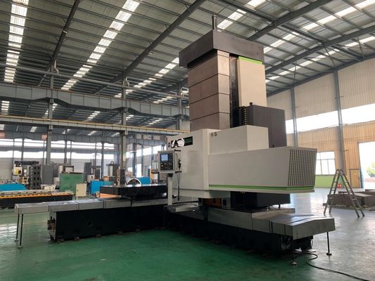 Máquina de fresado de brocado horizontal controlada por motor de husillo de 15 kW para grandes proyectos