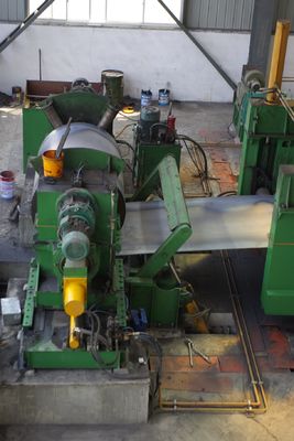 Máquina automática de corte de líneas de recubrimiento de bobinas de acero, desenrollamiento, nivelación y afeitado