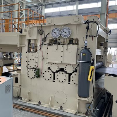 Máquina de corte de bobinas de nivelación de engranajes de estructura de acero para desenrollar, nivelación y afeitado