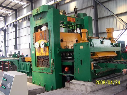 Línea de corte vertical y horizontal multifuncional para nivelación de estructuras de acero