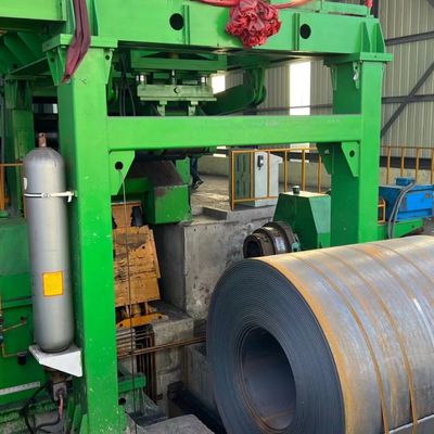 Máquina de aplanamiento y corte transversal de láminas de acero con desenrollador de alimentación de rectificador