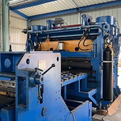 Línea de producción de desenrollamiento, nivelación, afeitado y apilamiento de 460 mm con control PLC