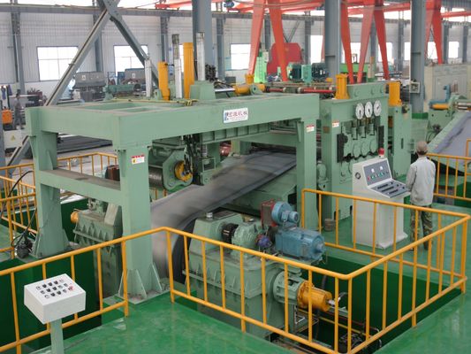 Trabajos de construcción Línea de producción de desenrollamiento y nivelación de bobinas metálicas con control PLC