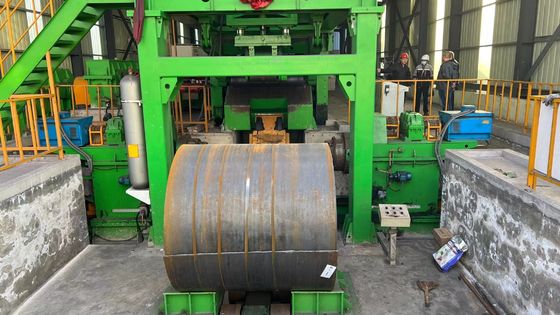 Línea de producción de desenrollamiento y nivelación de cortes de chapa de 380V para un peso de bobina de 35T