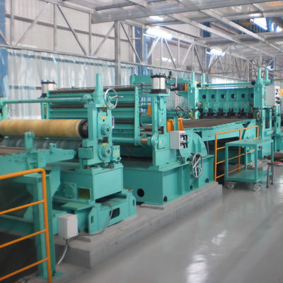 240KW de alta productividad de la bobina de metal desenrollado nivelación línea de combinación de cizalladura voladora