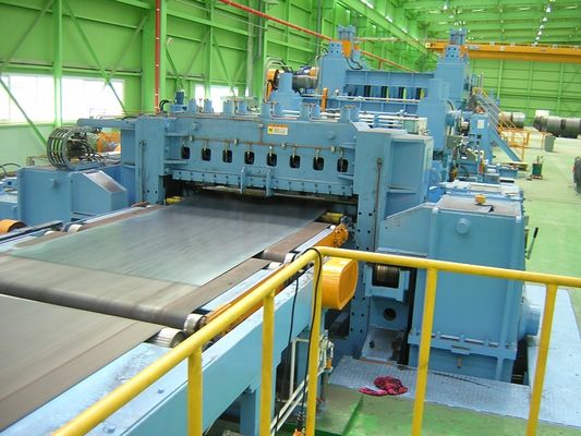 Línea de apilamiento de recubrimiento y nivelación de bobinas de acero inoxidable con alta productividad