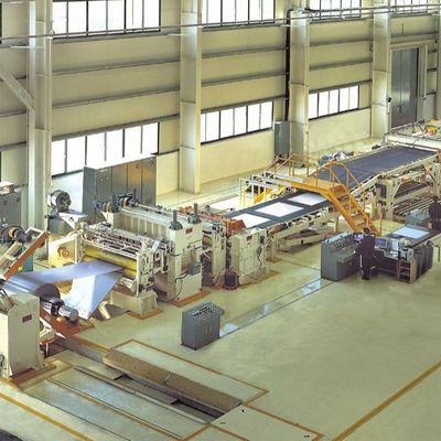 Línea de producción de cizallas móviles para nivelación de alta precisión Peso de bobina 28T