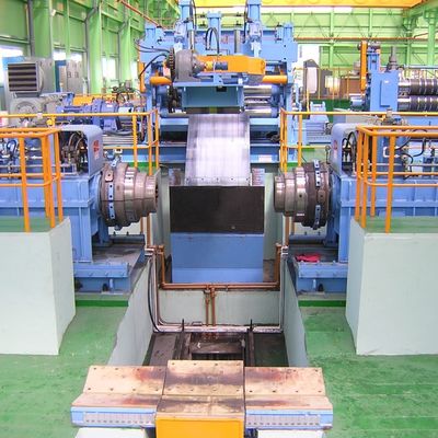 Línea de apilamiento de lineas de acero inoxidable de alta velocidad para desenrollar, nivelar y afeitar