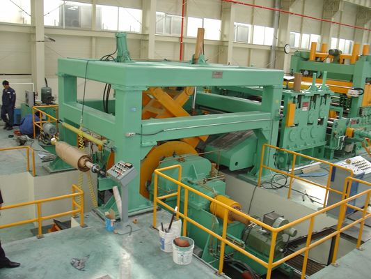 Desenrollador de 15 kg para el trabajo de la bobina de acero y el corte de la línea de longitud.